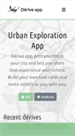 Mobile Screenshot of deriveapp.com